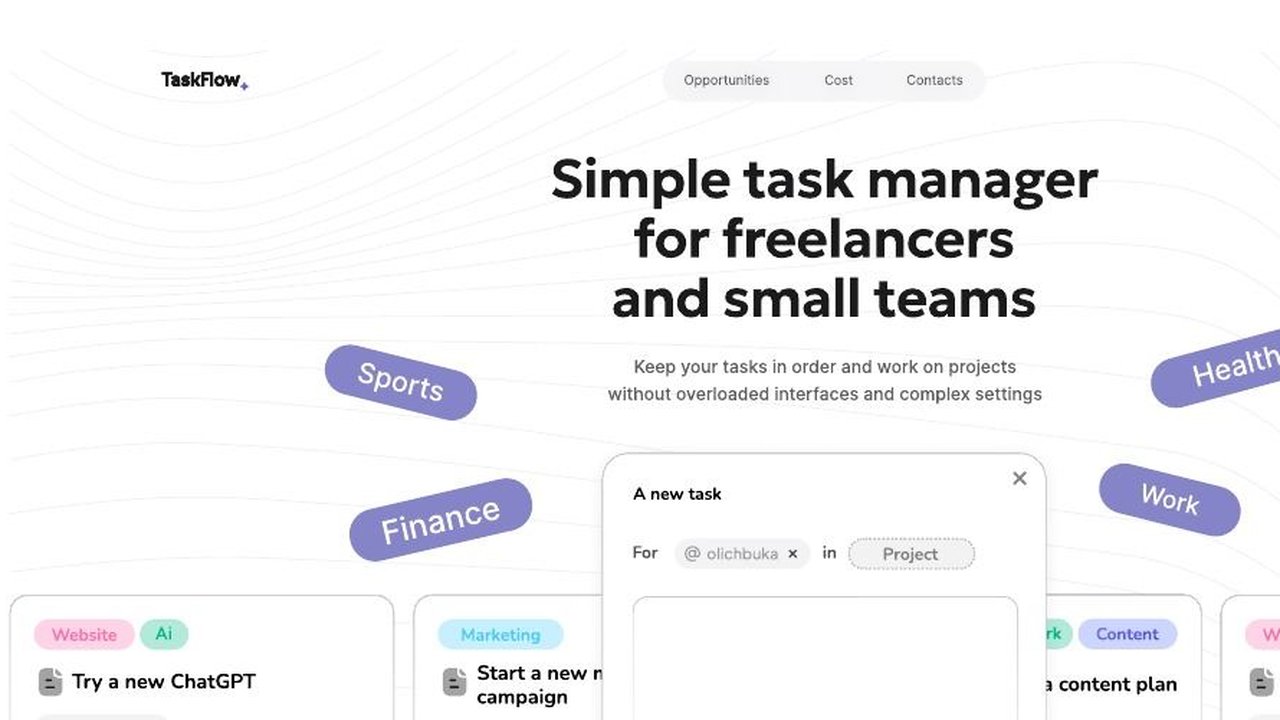 TaskFlow | Task manager