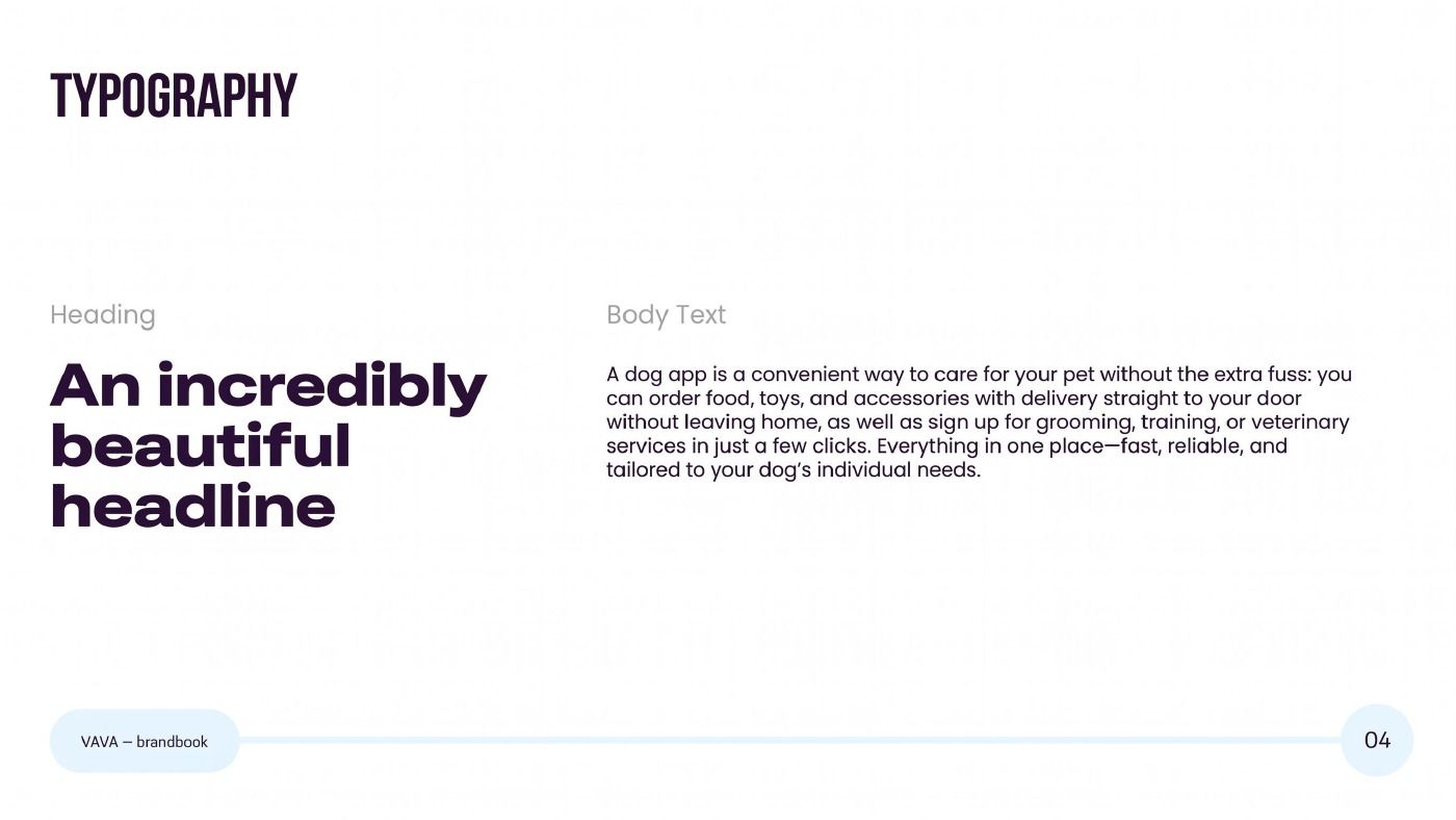 Brand typography