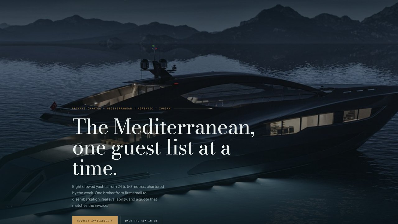YachtJet | Private Yacht Charter